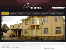 Tablet Screenshot of hotel-zarina.com
